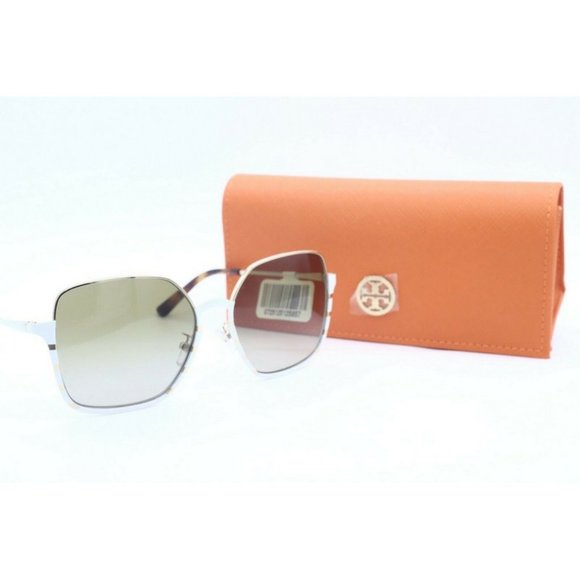 Tory Burch Accessories - New Tory Burch TY 6076 328513 Oversize Gold Sunglasses Brown Gradient Lenses